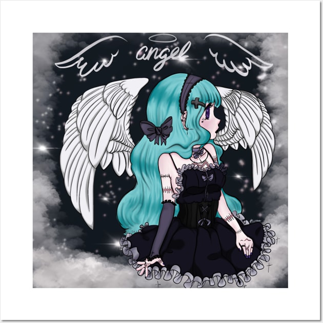 The angel Wall Art by Ikan Canvas